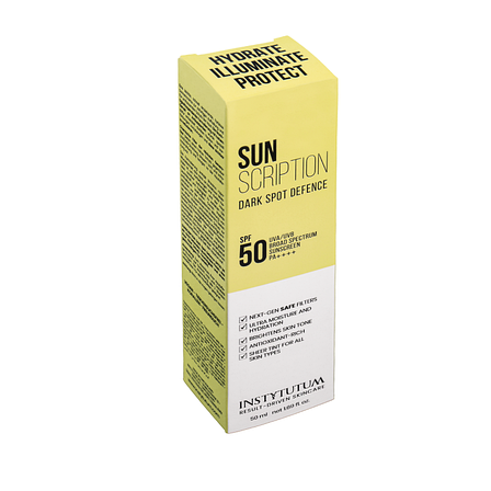 Сонцезахисний крем з освітлюючим ефектом Sunscription SPF 50 INSTYTUTUM, 50 мл (589248), фото 2