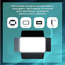 Лампа відеосвітло JM8821 3000-6000K 46x32см зі штативом 2.1 метр 70W лампа для фону. Студійне світло., фото 4