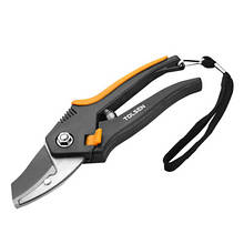 Секатор Tolsen 200 мм скошений PP/TPR рукоятки (31020)