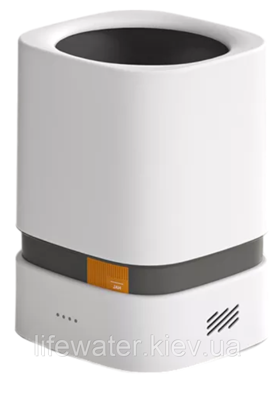 Відро для сміття JAH 15 л квадратне Paperwaste біле, фото 1