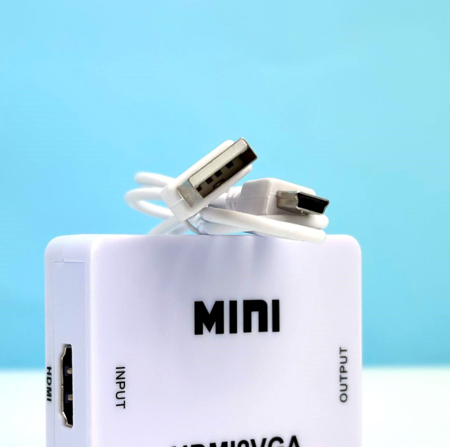 Аудіо-відео конвертер hdmi Цифровий перетворювач для телевізора з аудіовиходом перетворювач hdmi in vga