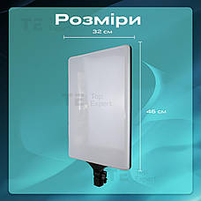 Лампа відеосвітло JM8821 3000-6000K 46x32см зі штативом 2.1 метр 70W лампа для фону. Студійне світло., фото 6