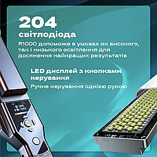 Лампа відеосвітло ручне 40 см R1000 204pcs RGB 360 лампа18W для селфі для тік току. Студійне світло., фото 4