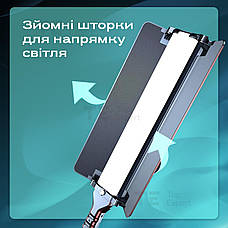 Лампа відеосвітло ручне 40 см R1000 204pcs RGB 360 лампа18W для селфі для тік току. Студійне світло., фото 5