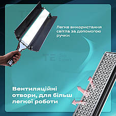 Лампа відеосвітло ручне 40 см R1000 204pcs RGB 360 лампа18W для селфі для тік току. Студійне світло., фото 3