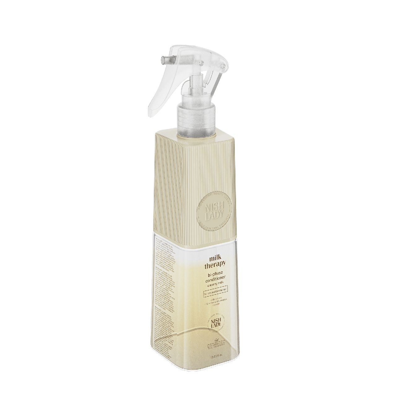 Двофазний кондиціонер для всіх типів волосся NishLady Milk Therapy Bi-phase Conditioner 386мл