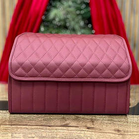 Преміум органайзер у багажник, бурунді, 50 см