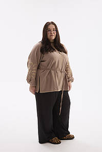 Жіноча вишиванка MEREZHKA "Незламна" батал