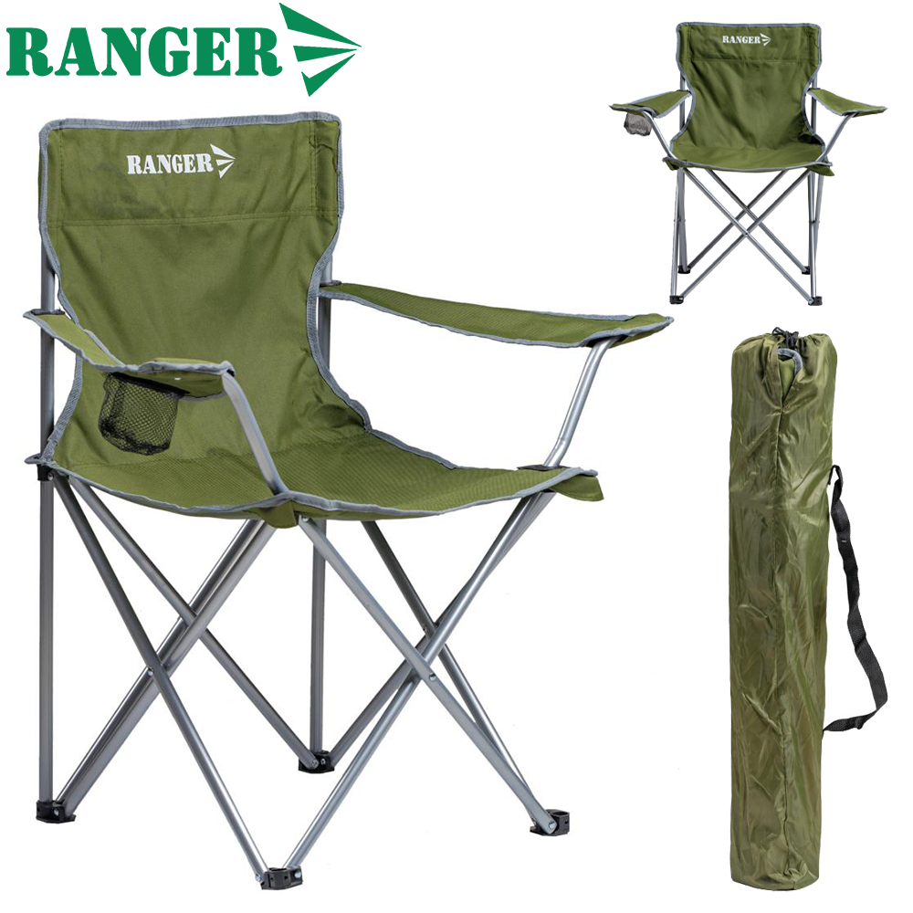 Крісло складне крісло для риболовлі крісло рибальське крісло туристичне для пікніка з чохлом Ranger SL 620