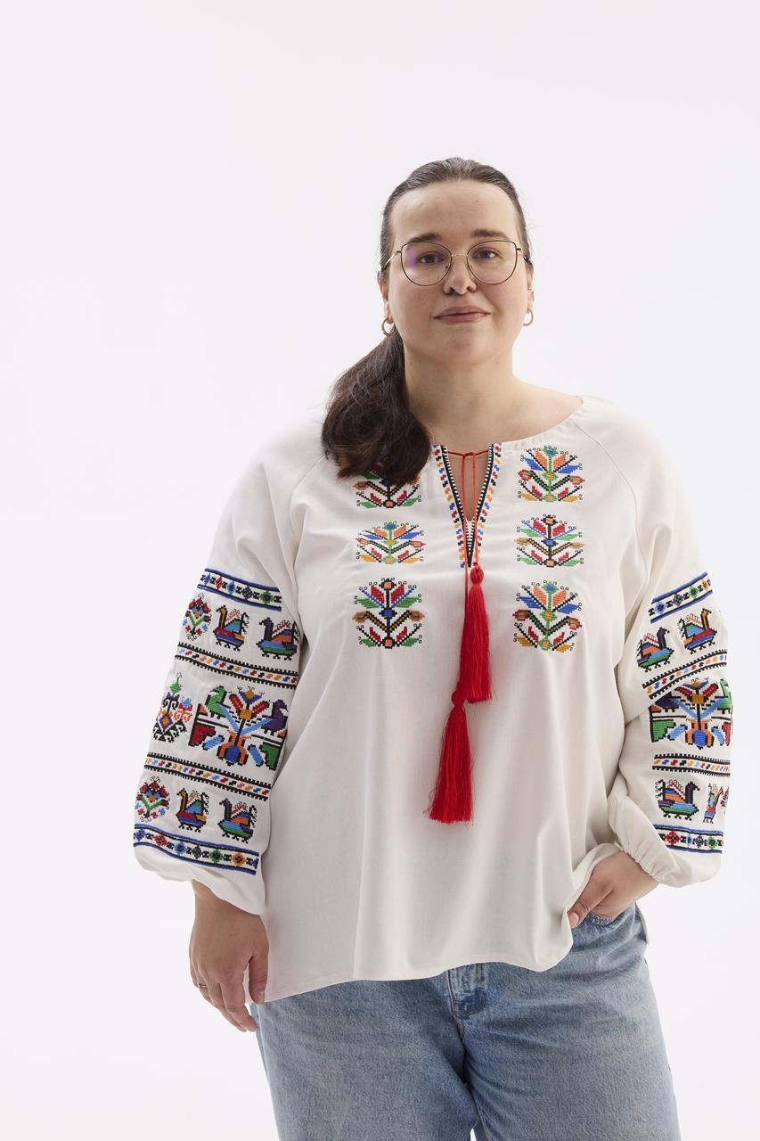 Жіноча вишиванка MEREZHKA "Подільська" (батал)