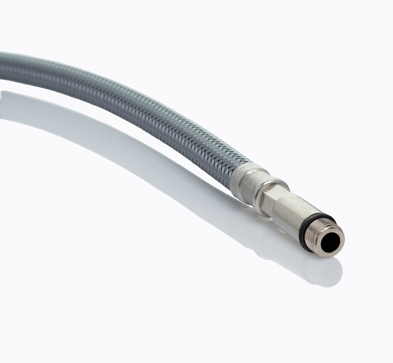 Шланг для води IGER M10x1/2' 30см довга PE NYLON PED30, фото 1