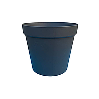 Горщик для квітів з підставкою, Ø 170, тип 6 1,8 л  ТМ Тірапласт (насичено сірий)