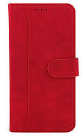 Чохол книжка Stylish для Samsung Galaxy A30s / A307 на магніті з підставкою червоний