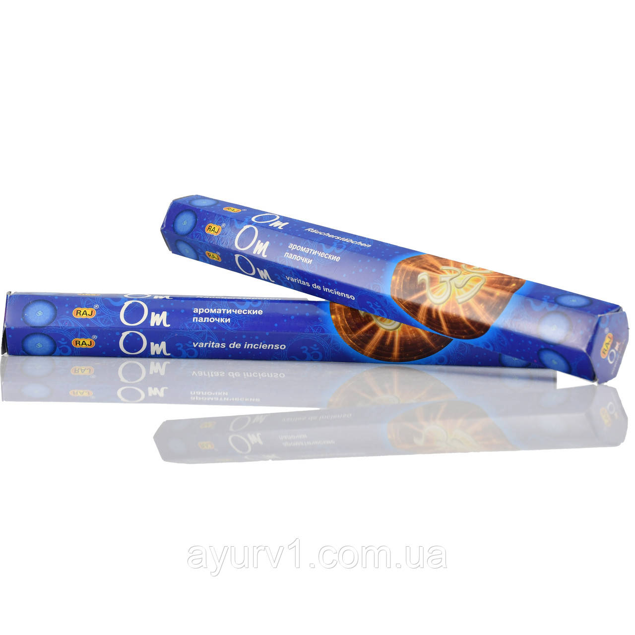 Аромапалочки "Аум" , Incense Sticks Om, Raj, 20 шт