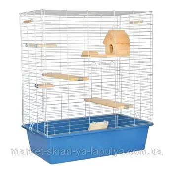 Клітка для гризунів Лорі Гранд Шиншила, цинк, 91х52х105 см, фото 1