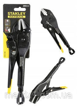 Кліщі затискні STANLEY FATMAX з фіксатором, l = 242 мм