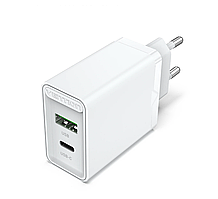 Зарядний пристрій Vention USB Type C + QC4.0 (18-20W) White (FBBW0-EU)