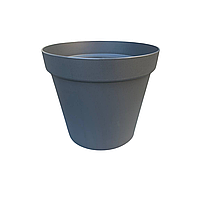 Горщик для квітів з підставкою, Ø 170, тип 6 1,8 л  ТМ Тірапласт сірий