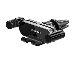 Автотримач для телефона на дефлектор Vention 3х контактний, з регулюванням (KCEH0)