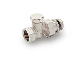 Кран радіаторний IGER прямий нижній 1/2" КР02