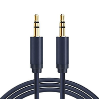 Кабель Cabletime Audio 3.5 mm M - 3.5 mm M, 1 m, Black, 3 pin (CF15H)