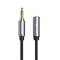 Кабель Cabletime Audio 3.5 mm M - 3.5 mm F, 0.3 m, Black, 3 pin (CF11D)