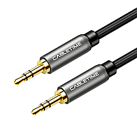 Кабель Vention Audio 3.5 mm M - 3.5 mm M, 1 m, Black, 3 pin (CF10H)
