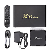 Медіаплеєр для TV BOX X96MAX 4K 4/32Gb Android 9.0 - Приставка смарт ТБ
