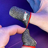 Ігрові напальчники довгі з нейлоном PLAY (1 пара 2 шт) для ігор на телефоні смартфоні планшеті pubg пабг, фото 3