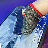 Ігрові напальчники довгі з нейлоном PLAY (1 пара 2 шт) для ігор на телефоні смартфоні планшеті pubg пабг, фото 4