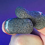 Ігрові напальчники довгі з нейлоном PLAY (1 пара 2 шт) для ігор на телефоні смартфоні планшеті pubg пабг, фото 7