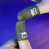 Ігрові напальчники довгі з нейлоном GG (1 пара 2 шт) для ігор на телефоні смартфоні планшеті pubg пабг, фото 2
