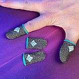 Ігрові напальчники з нейлоном YELL (3 пари 6 шт) для ігор на телефоні смартфоні планшеті pubg пабг пубг, фото 7