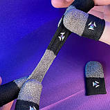 Ігрові напальчники NEO (3 пари 6 шт) для ігор на телефоні смартфоні планшеті pubg пабг пубг call of duty, фото 4