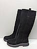STTOPA демі зима. Висота 48 см. Розміри 41-42. Чоботи великих розмірів шкіряні. 334-4142 Чорні, фото 2
