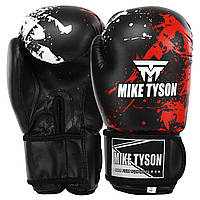 Боксерські рукавички на липучці PVC MIKE TYSON VL-8448 (розміри 10-14 унцій)