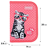 Пенал Kite Studio Pets SP24-622H-2, з наповненням 1 відділення, 2 відвороти, фото 2