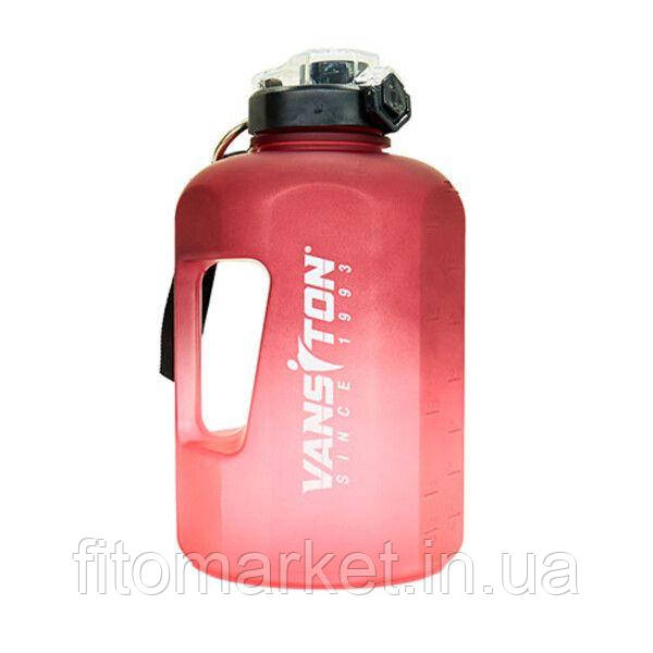 Пляшка для води Hydrator (гідратор) чорно-червона ТМ Вансітон 2200 мл