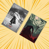 Блокнот на пружині в клітинку 48 арк. Berserk