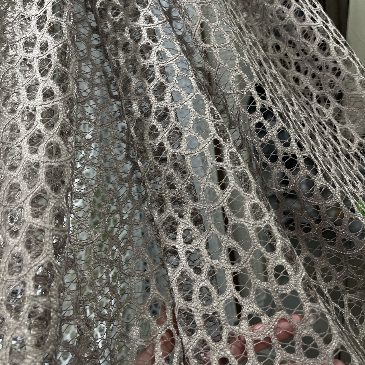 Тюль сітка кавового кольору на метраж, висота 2.8 м (200-4), фото 1