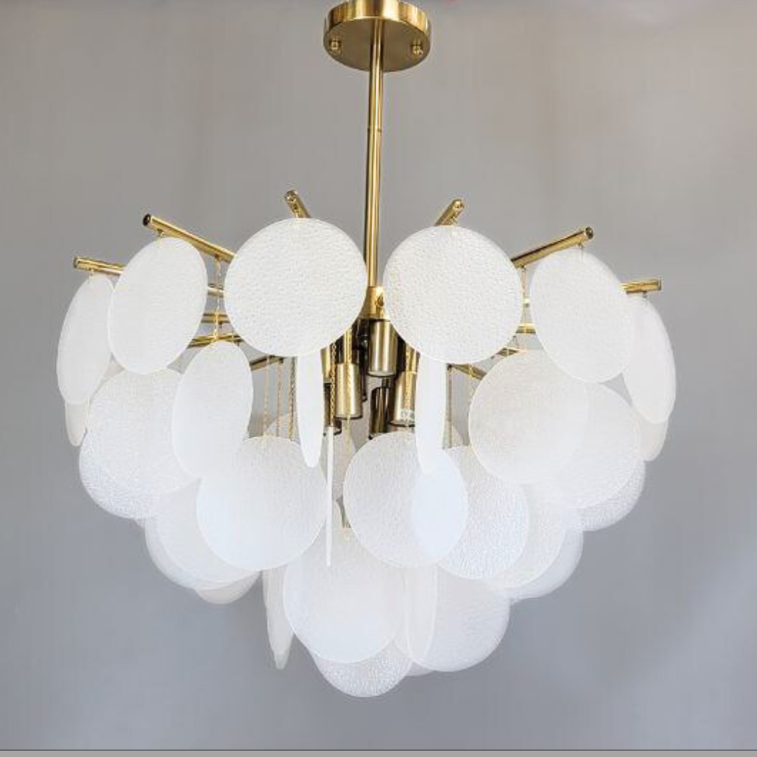 Люстра в спальню діаметр 61см Artlight цоколь  ламп 8 шт колір  D1852/600GD