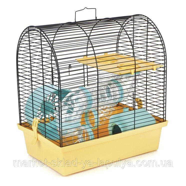 Клітка Лорі бунгало 2 цинк люкс 335х230х365, фото 1