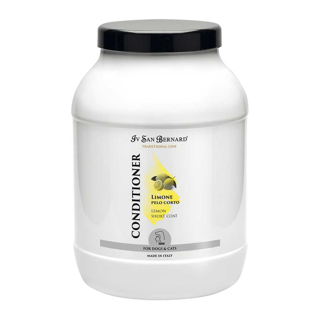 Кондиціонер для котів і собак короткої шерсті антистатик з лимоном Iv San Bernard Lemon 3 л, фото 1