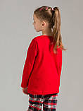 Піжама для дівчинки Мальта 24/Д596/1-01/10 140 см. червона, фото 3