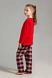Піжама для дівчинки Мальта 24/Д596/1-01/10 140 см. червона, фото 5