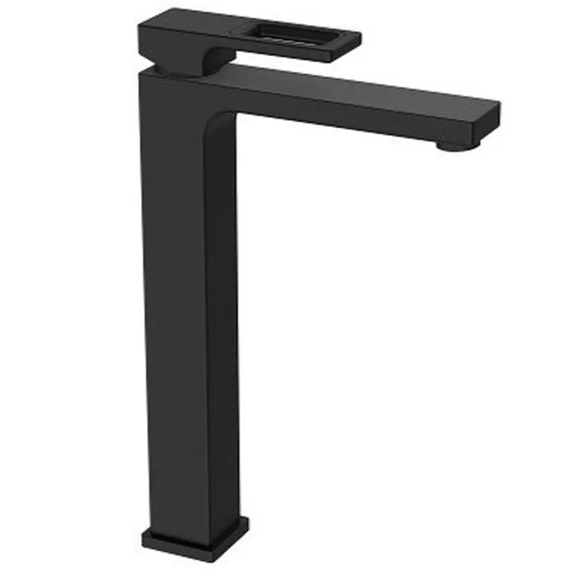 Змішувач для умивальника KOER KB-11009-05 високий (Колір чорний) (KR3501)