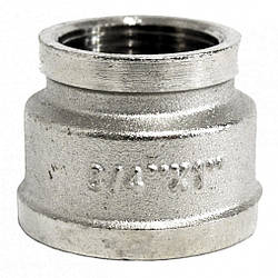 Муфта перехідна Ango 3/4 х 1 дюйма внутрішнє різьблення латунь нікельована