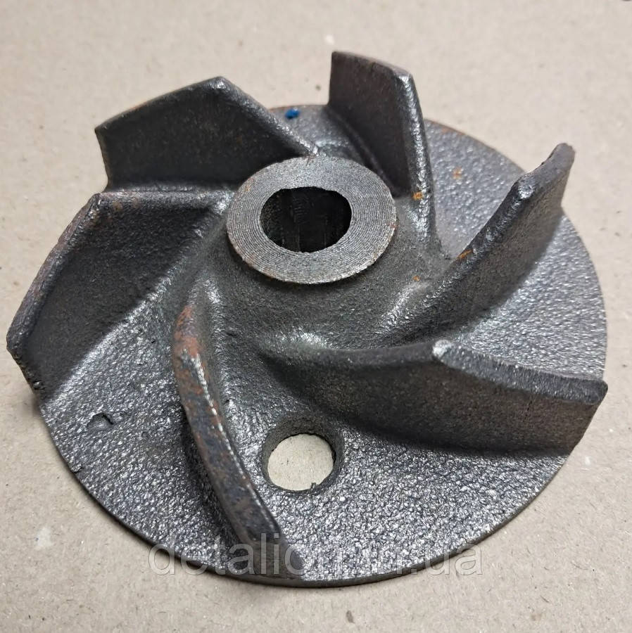 Крильчатка насоса водяного КАМАЗ (крильчатка помпи) 740.1307032-10, фото 1