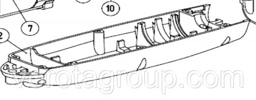 Кришка нижня корпусу ASW.5002 An-Motors