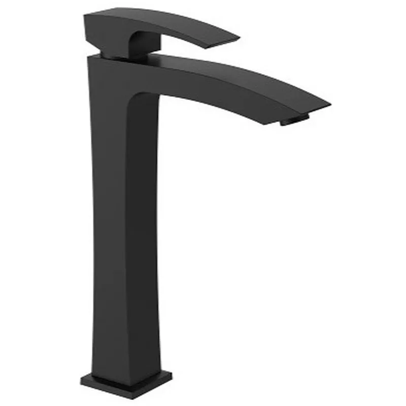Змішувач для умивальника KOER KB-11007-05 високий (Колір чорний) (KR3441)